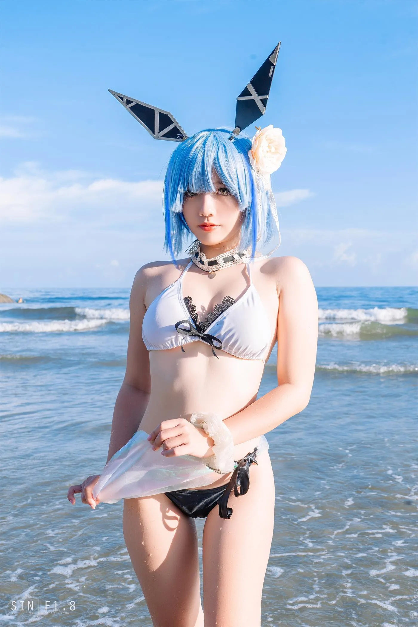 Messie Huang – NO.11 Gascogne swimsuit [20P]插图9
